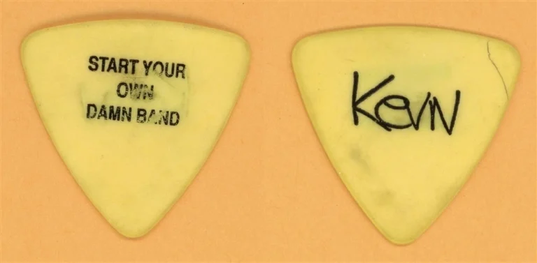 Drivin N Cryin Kevin Kinney Vintage Guitar Pick - 1991 Fly Me Courageous Tour