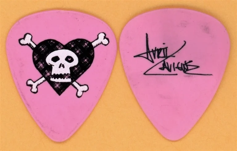 Avril Lavigne Vintage Guitar Pick - 2008 Best Damn Thing Tour