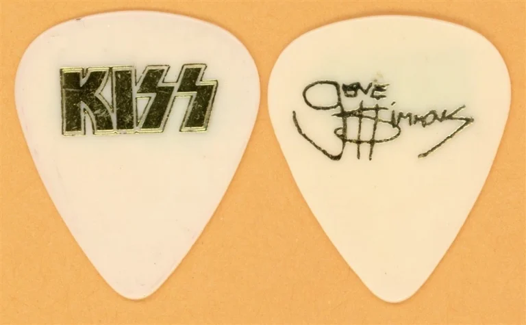 KISS Gene Simmions Vintage Guitar Pick - 1987 Crazy Nights Tour