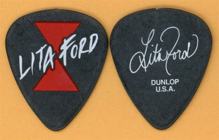 Lita Ford Vintage Guitar Pick - 2012 Living Like a Runaway Tour