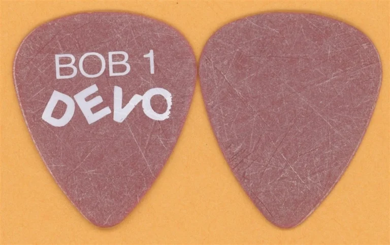 Devo Bob Mothersbaugh Vintage Guitar Pick - 2003 Tour