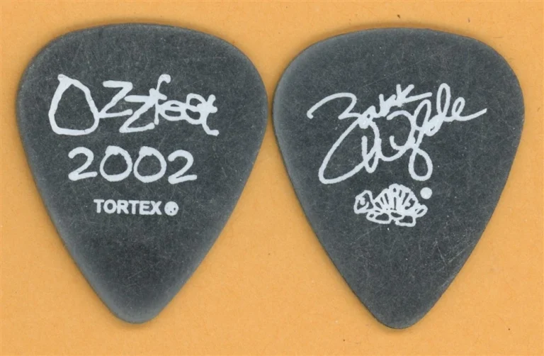 Ozzy Osbourne Zakk Wylde Vintage Guitar Pick - 2002 Ozzfest Tour
