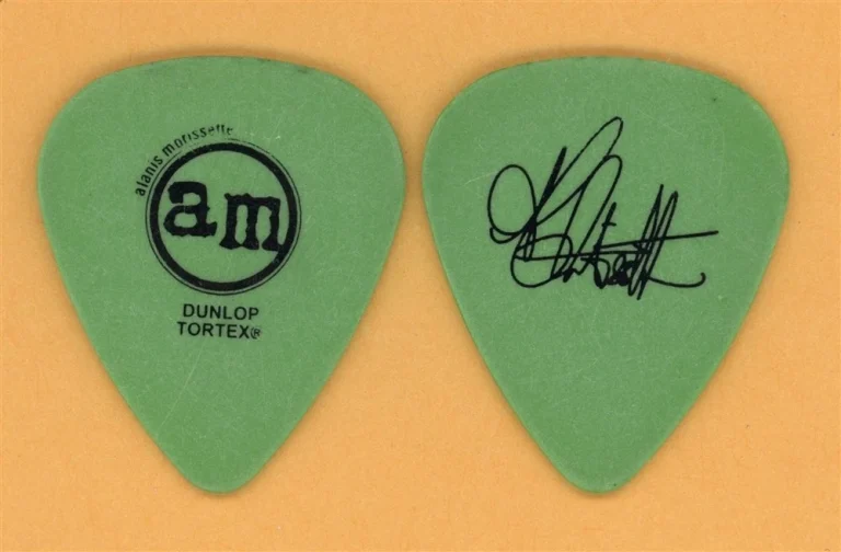 Alanis Morissette Vintage Guitar Pick - 1998 Supposed Former Junkie Tour