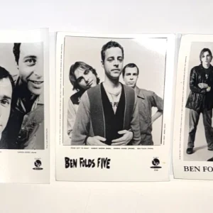 Ben Folds Five band vintage set of 3 original promo press publicity photos