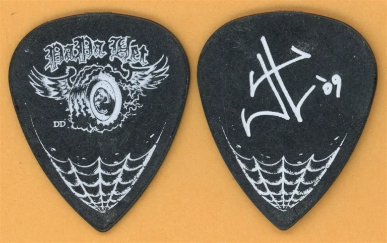 Metallica PapaHet James Hetfield Vintage Guitar Pick - 2009 Death Magnetica Tour