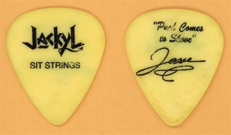 Jackyl Jesse James Vintage Guitar Pick - 1994 Push Comes To Shove Tour