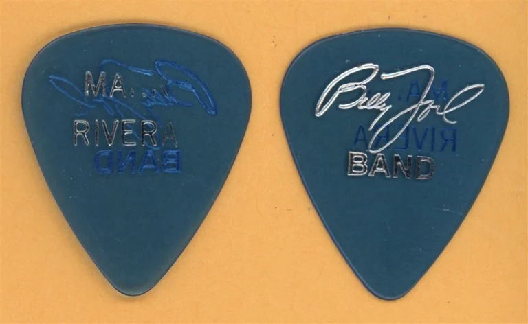 Billy Joel Mark Rivera Vintage Guitar Pick - 1993 River of Dreams Tour - USED