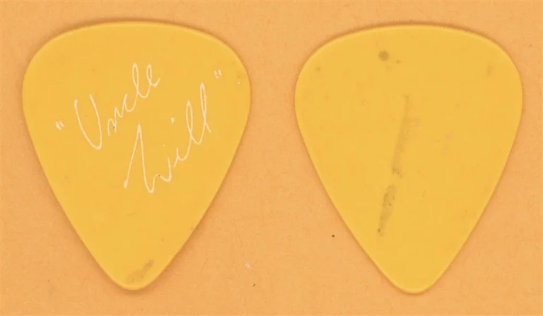 David Letterman Uncle Will Lee Vintage Guitar Pick - 1988 Late Night Tour