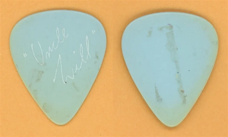 David Letterman Uncle Will Lee Vintage Guitar Pick - 1988 Late Night Tour