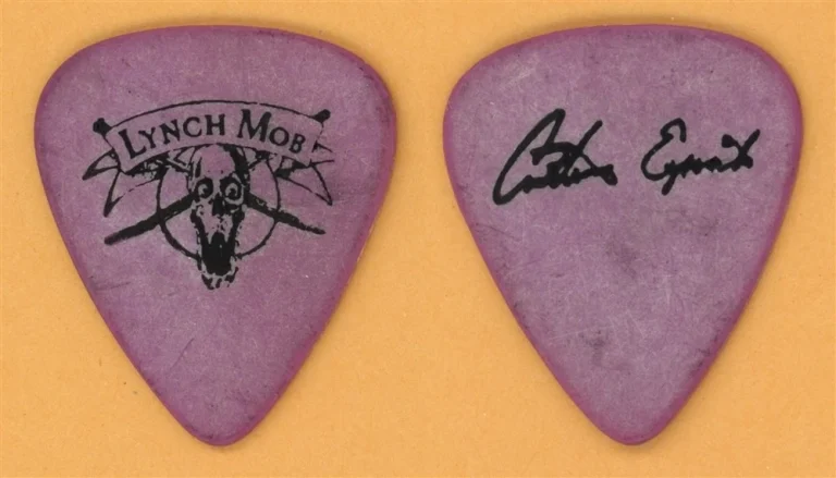 Lynch Mob Anthony Esposito Vintage Guitar Pick - 1990 Wicked Sensation Tour
