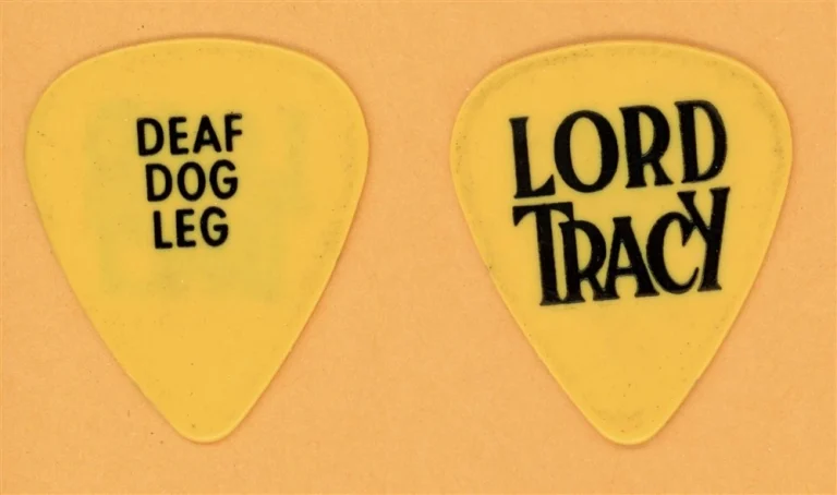 Lord Tracy Terrance Lee Vintage Guitar Pick - 1989 Deaf Gods Tour