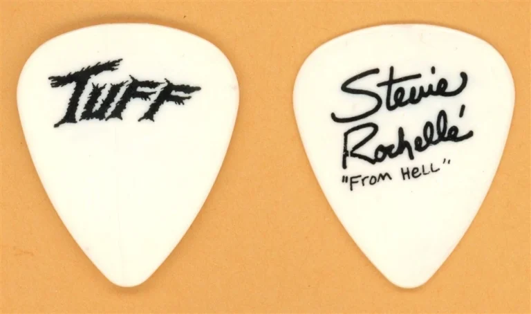 Tuff Stevie Rochelle Vintage Guitar Pick - 1991 What Comes Around Tour