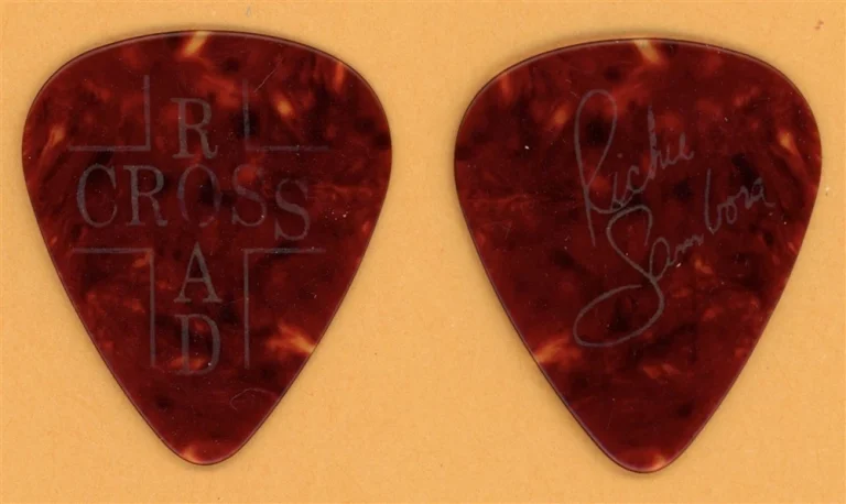 Bon Jovi Richie Sambora Vintage Guitar Pick - 1994 Crossroads Tour