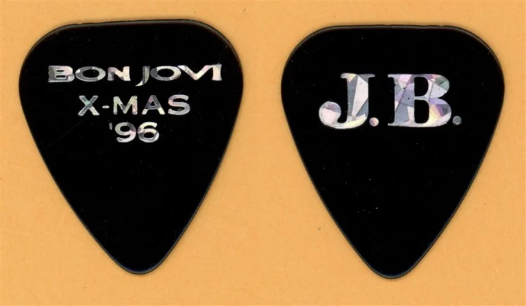 Bon Jovi JBJ Vintage Tour Guitar Pick - 1996 X-MAS Show