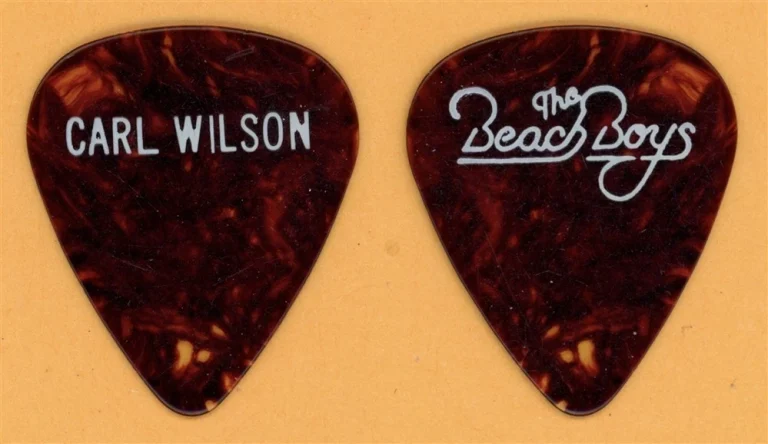 Beach Boys Carl Wilson Vintage Guitar Pick - 1982 US Tour