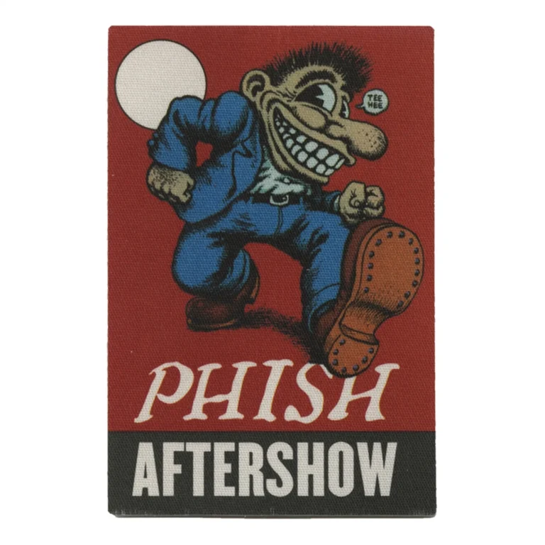 Phish 2000 Farmhouse Concert Tour Aftershow Backstage Pass