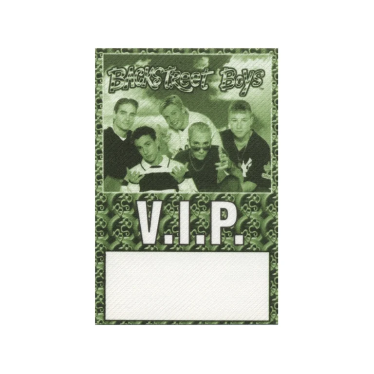 Backstreet Boys 1998 Backstreet's Back Concert Tour VIP Backstage Pass
