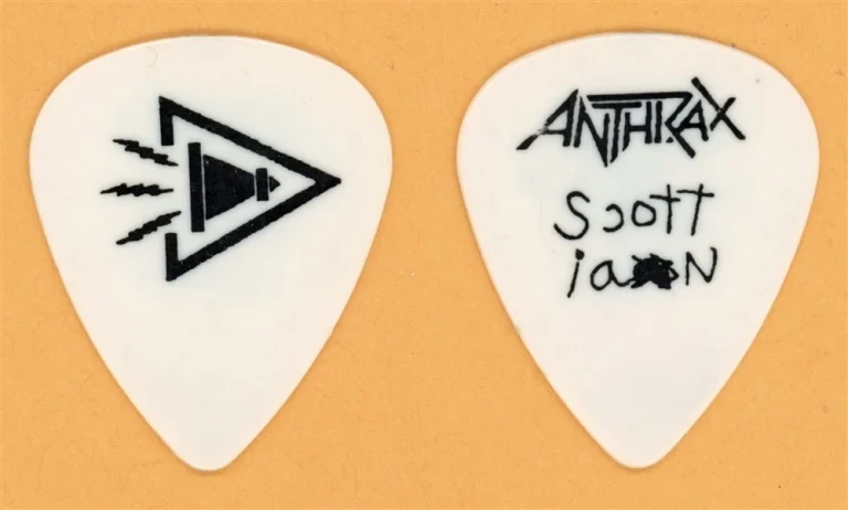 Anthrax Scott Ian Vintage Guitar Pick - 1993 Sound of White Noise Tour