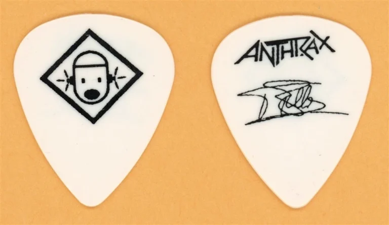 Anthrax Frank Bello Vintage Guitar Pick - 1993 Sound of White Noise Tour