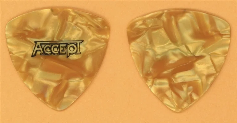 Accept Wolf Hoffmann Vintage Guitar Pick - 1993 Objection Overruled Tour