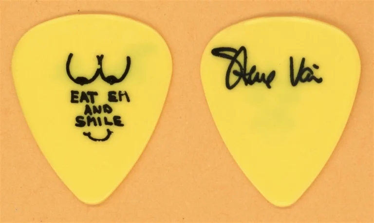 David Lee Roth Steve Vai Vintage Guitar Pick - 1986 Eat Em and Smile Tour