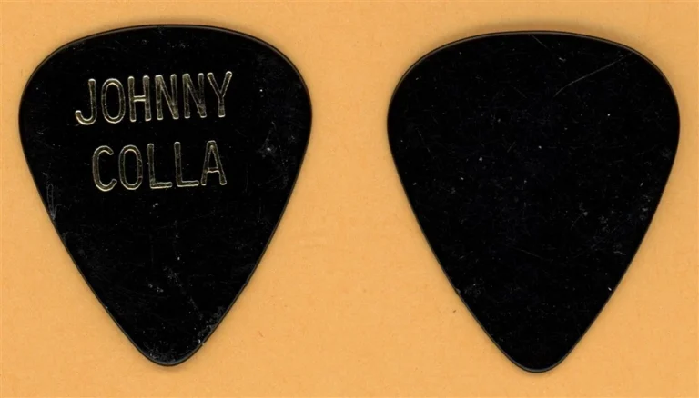 Huey Lewis & The News Johnny Colla Vintage Guitar Pick - 1986 Four! Tour