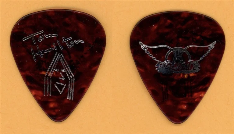Aerosmith Tom Hamilton Vintage Guitar Pick - 1993 Get A Grip Tour