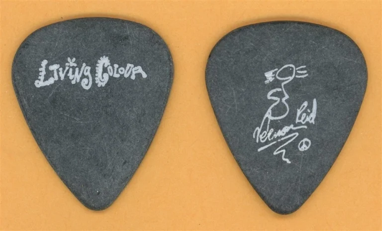Living Colour Vernon Reid Vintage Guitar Pick - 1990 Time's Up Tour