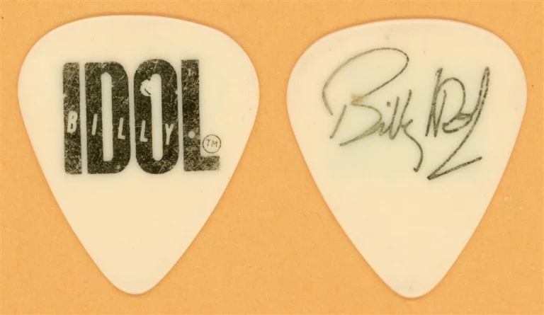 Billy Idol Steve Stevens Vintage Guitar Pick - 1985 Whiplash Smile Tour