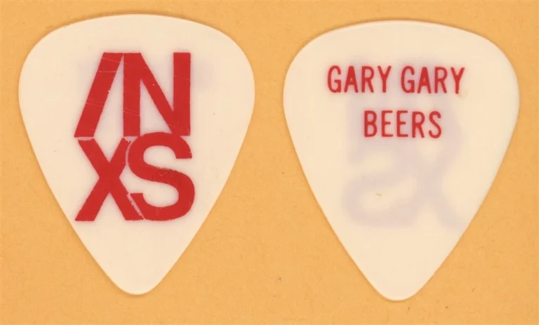 INXS Garry Beers Vintage Guitar Pick - 1991 X Tour - 1R Variant