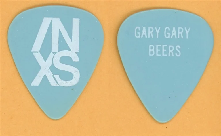INXS Garry Beers Vintage Guitar Pick - 1991 X Tour - 1R Variant