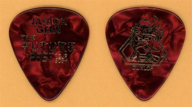 Iron Maiden Janick Gers Concert Guitar Pick - 2024 The Future Past Tour