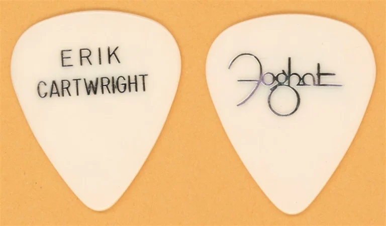 Foghat Erik Cartwright Vintage Guitar Pick - 1983 Zig-Zag Walk Tour