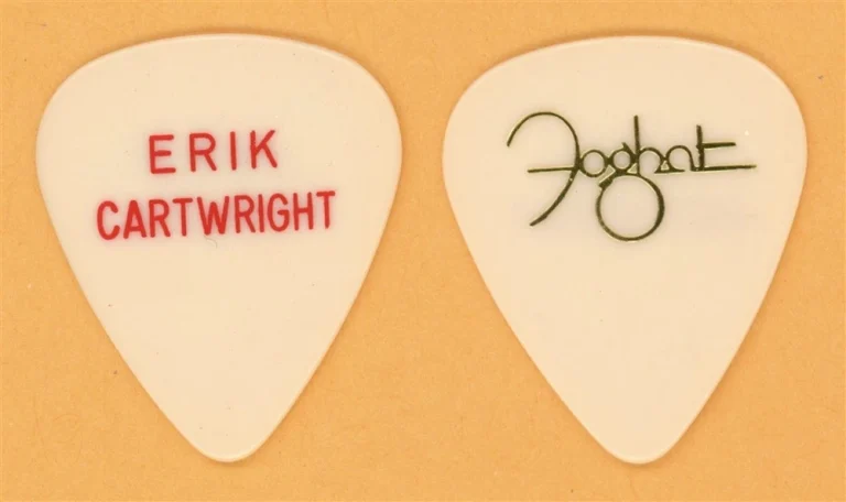 Foghat Erik Cartwright Vintage Guitar Pick - 1983 Zig-Zag Walk Tour