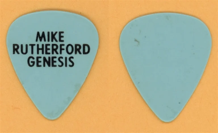 Genesis Mike Rutherford Vintage Guitar Pick - 1986 Invisible Touch Tour