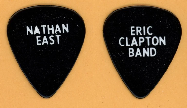 Eric Clapton Nathan East Vintage Guitar Pick - 1992 US Tour