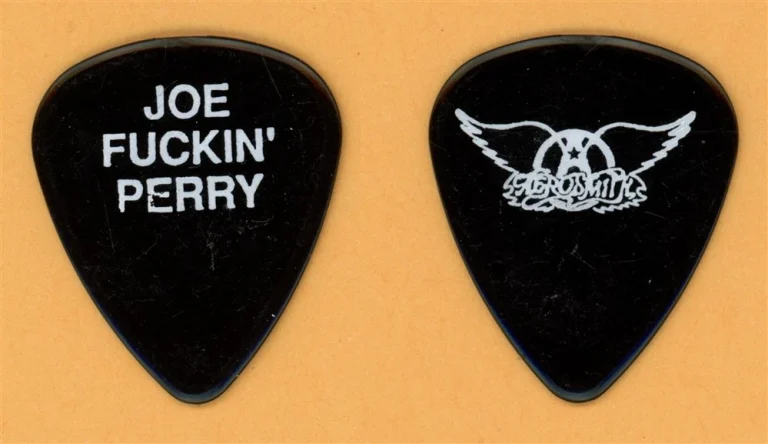 Aerosmith Joe Perry JFP Vintage Guitar Pick - 1989 Pump Tour