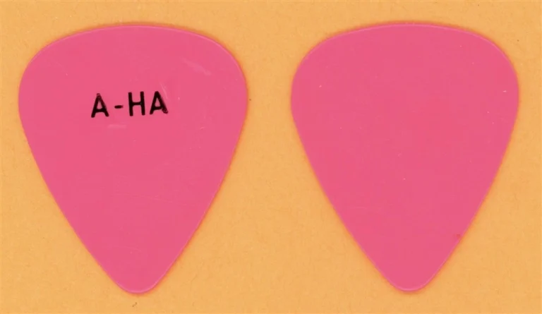 A-HA Pal Waaktaar-Savoy Vintage Guitar Pick - 1988 Stay on These Roads Tour