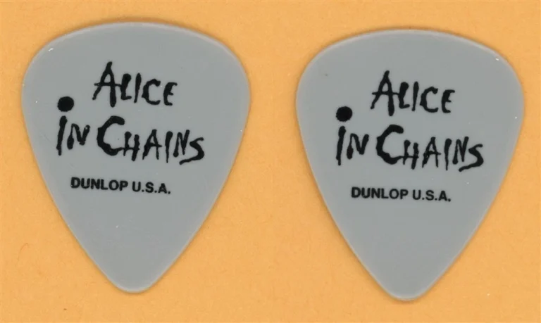 Alice in Chains Jerry Cantrell Vintage Guitar Pick - 1992 Dirt Tour