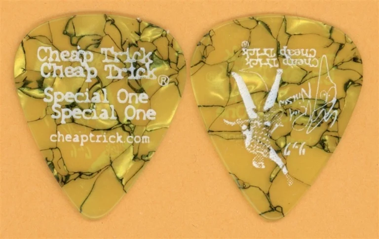 Cheap Trick Rick Nielsen Vintage Guitar Pick - 2004 Special One Tour