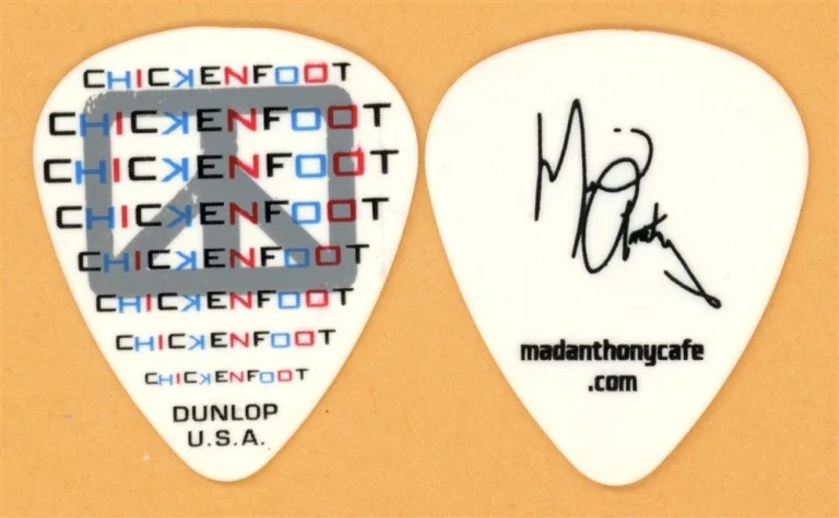 Chickenfoot Michael Anthony Van Halen Vintage Guitar Pick - 2011 Tour