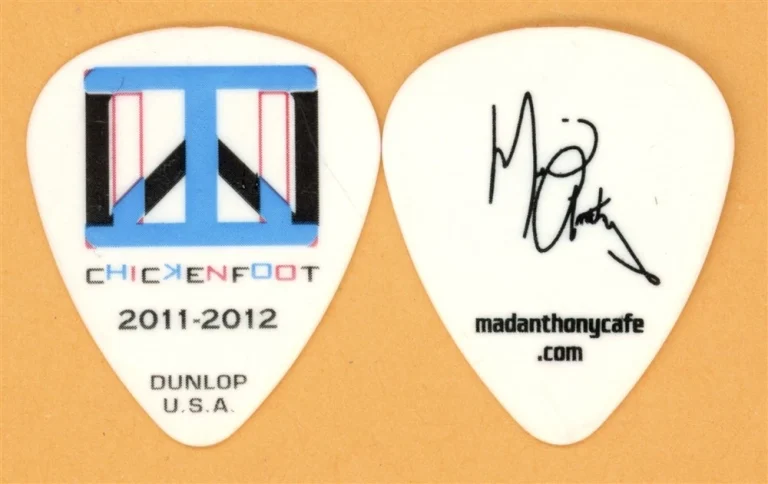 Chickenfoot Michael Anthony Van Halen Vintage Guitar Pick - 2011 Tour