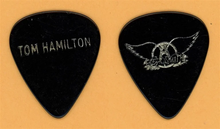 Aerosmith Tom Hamilton Vintage Guitar Pick - 1985 Done With Mirrors Tour