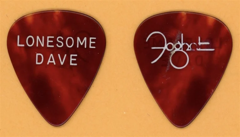 Foghat Lonesome Dave 1st Custom Vintage Guitar Pick - 1979 Boogie Motel Tour