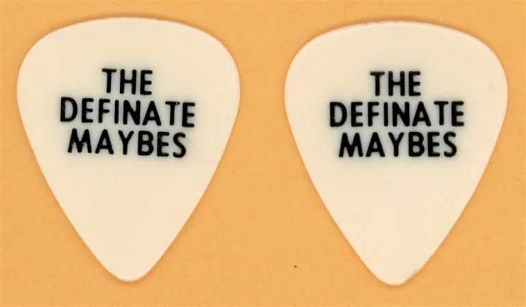 Eric Clapton Definate Maybes Vintage Guitar Pick - 1989 Journeyman Tour