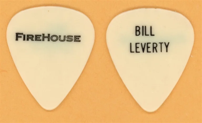 Firehouse Bill Leverty Vintage Guitar Pick - 1990 US Tour