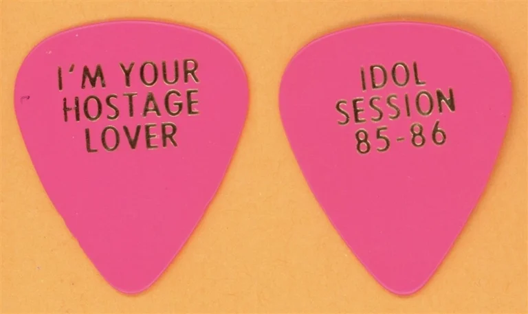 Billy Idol Steve Stevens Vintage Guitar Pick - 1985 Whiplash Smile Tour