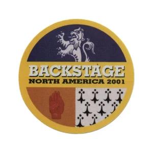 Bob Dylan 2001 Love and Theft Concert Tour Backstage Pass