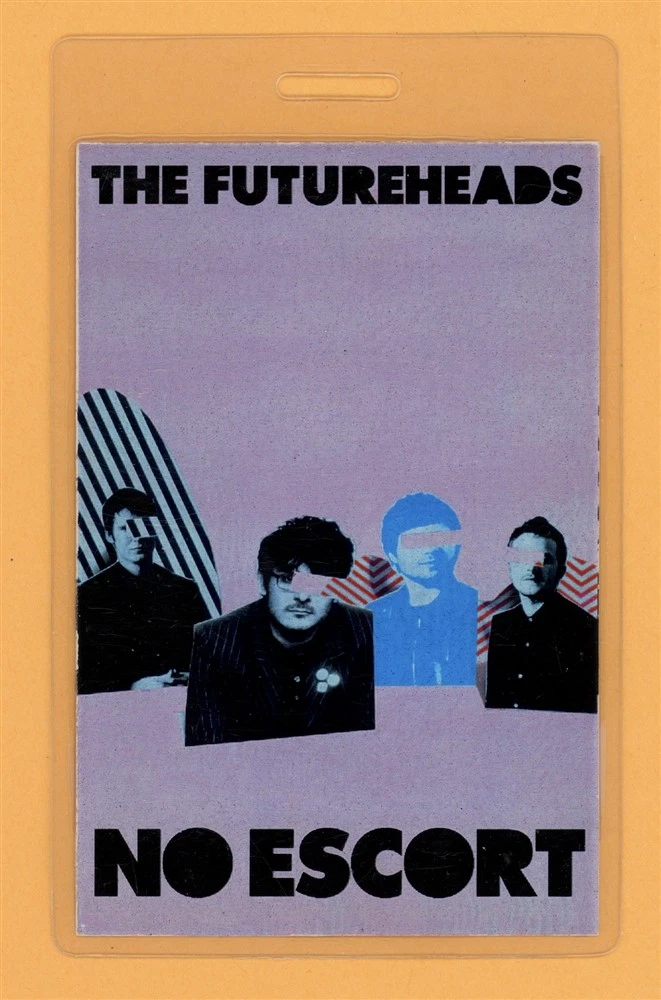 The Futureheads 2000 Tour No Escort Laminated Backstage Pass
