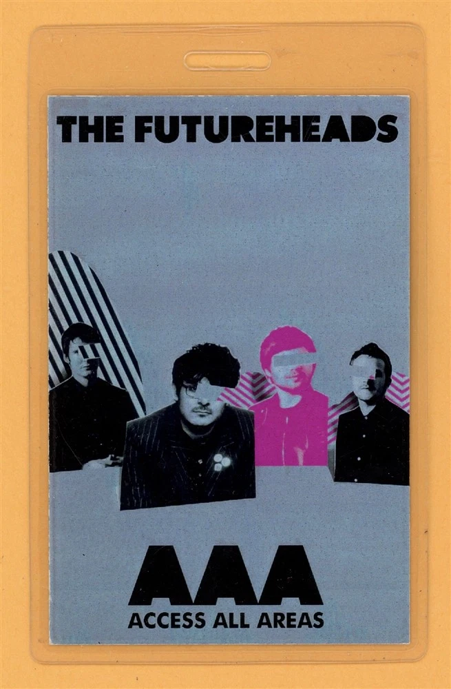 The Futureheads 2004 Tour AAA Laminated Backstage Pass